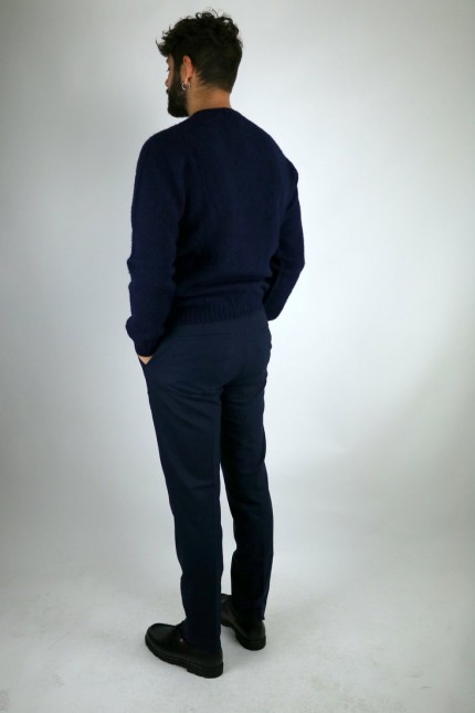 Pant Thomas Cotton Wool Dark Navy Norse Projects