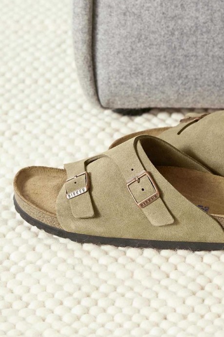 Zürich Soft Footbed Suede Leather Taupe Birkenstock