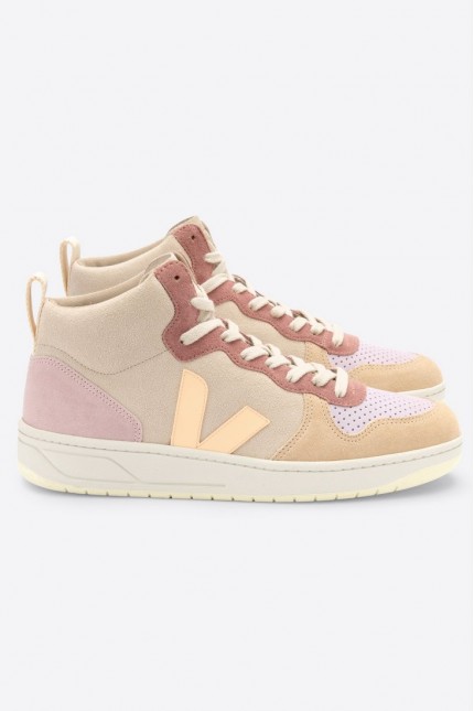 Basket V15 Suede Multico Peach Veja