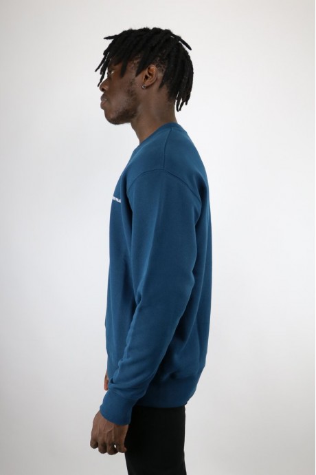 Arne Logo Sweat Deep Teal Norse Projects
