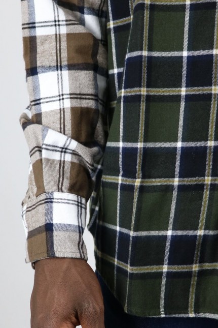 Algot Mixed Flannel Check Beech Green Norse Projects