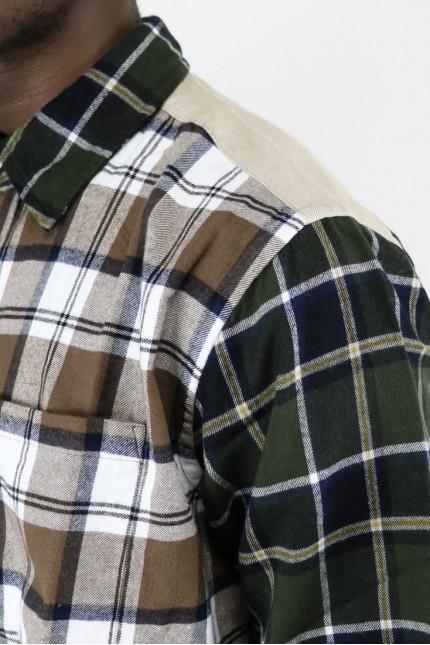 Algot Mixed Flannel Check Beech Green Norse Projects