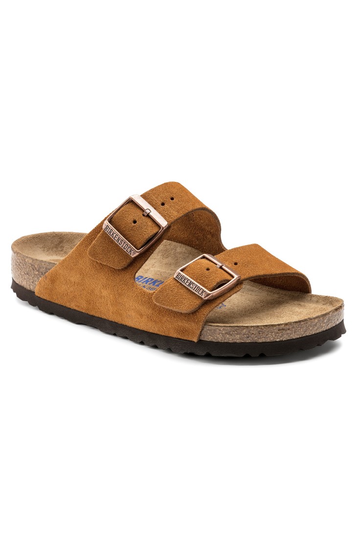 Arizona Suede Leather Mink Birkenstock