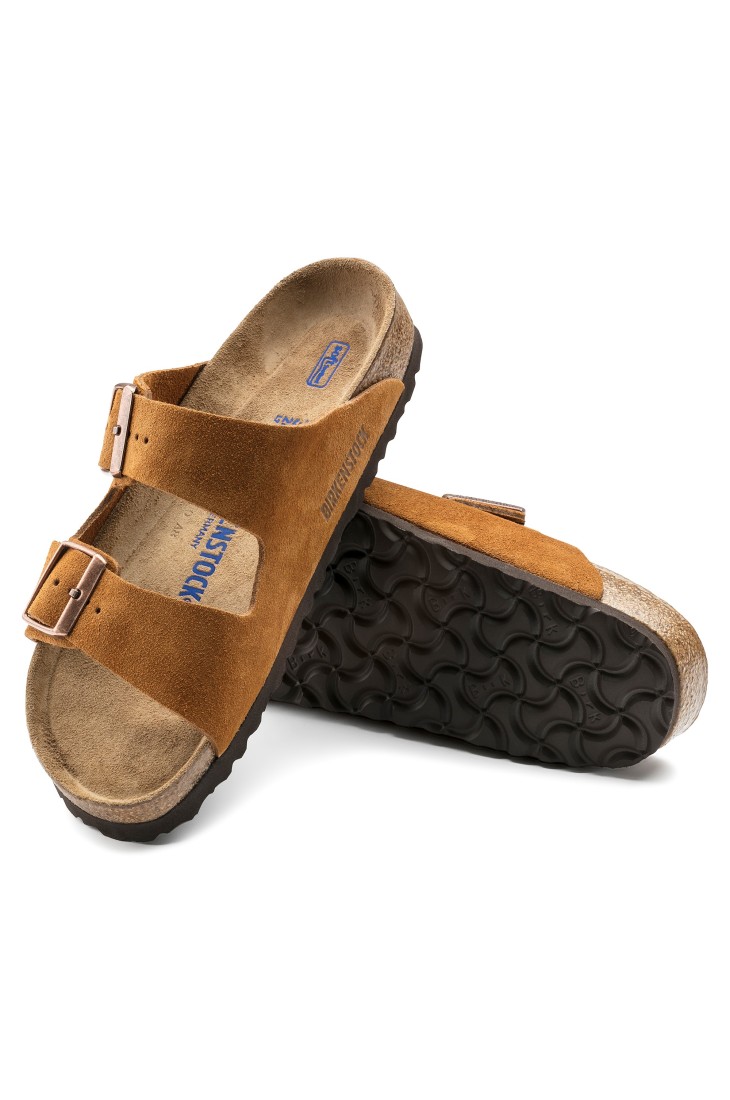 Arizona Suede Leather Mink Birkenstock