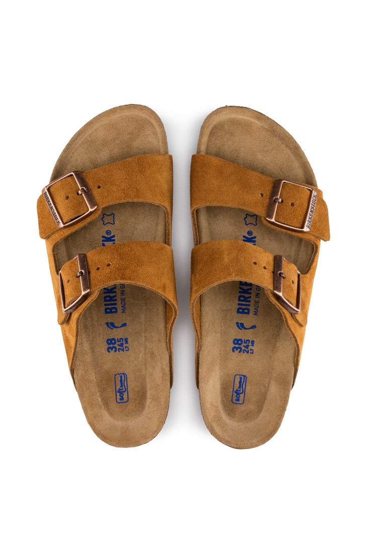 Arizona Suede Leather Mink Birkenstock