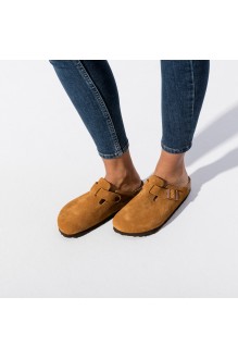 Boston Suede Mink Birkenstock