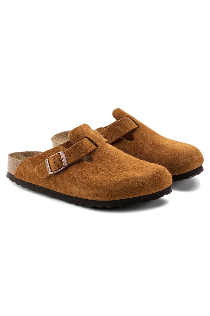 Boston Suede Mink Birkenstock