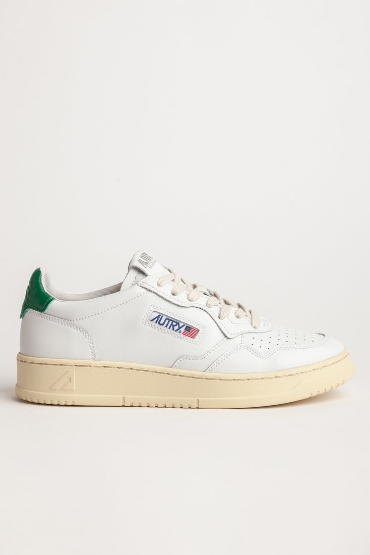 Basket Medalist Low Leather Green Autry
