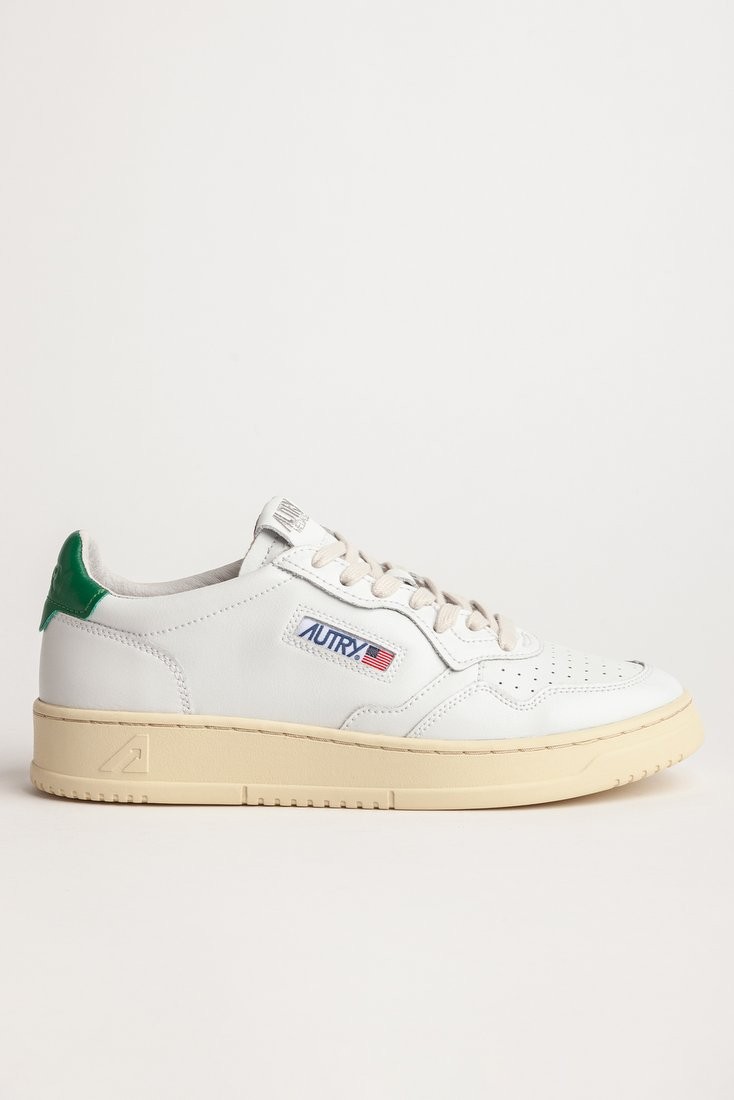 Medalist Low Leather Shoes Green Autry