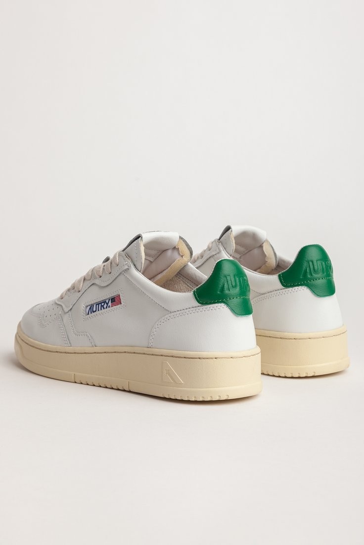 Medalist Low Leather Shoes Green Autry