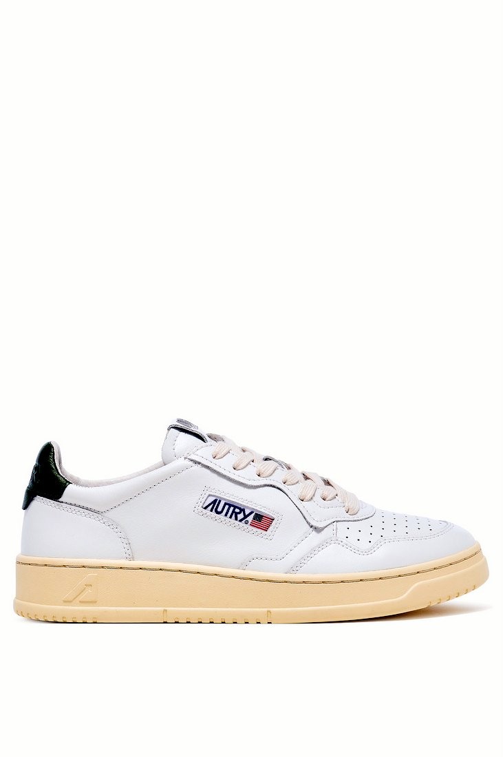 Basket Medalist Low Leather Blanc / Mountain Autry
