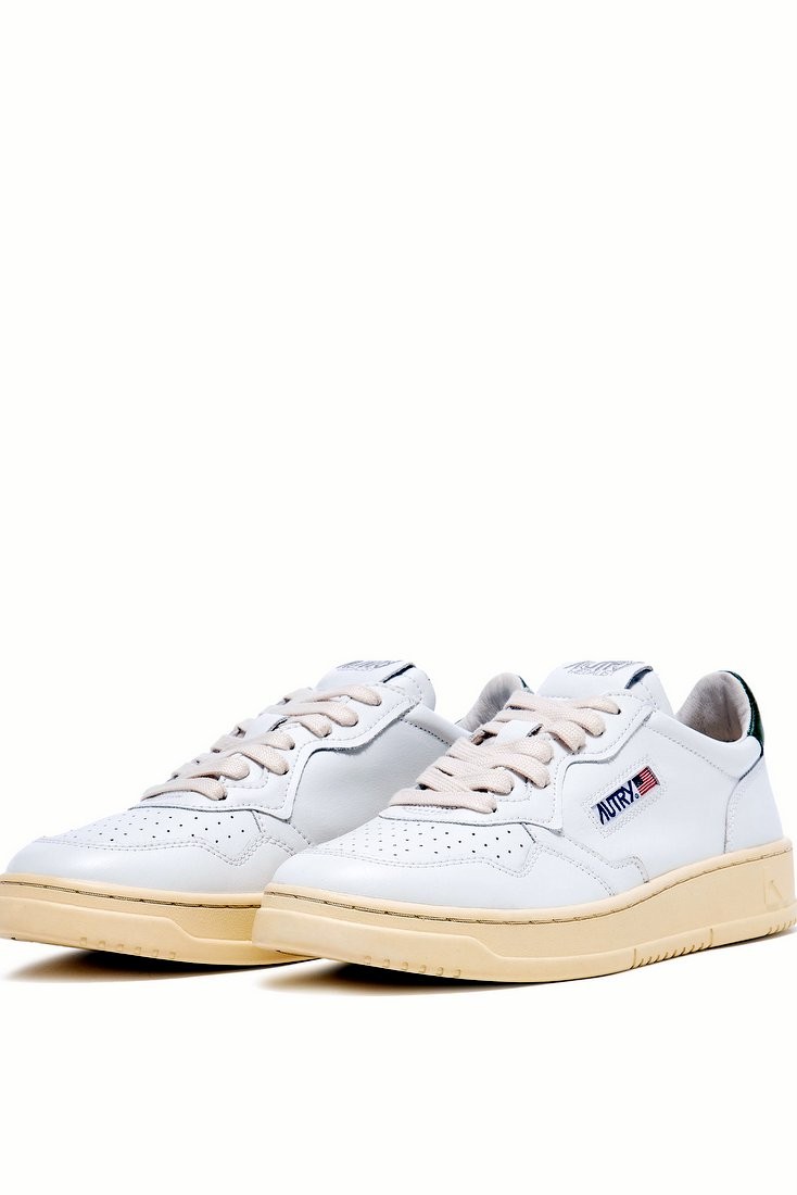 Basket Medalist Low Leather Blanc / Mountain Autry