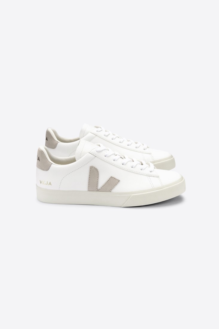 Campo White Natural Suede Veja