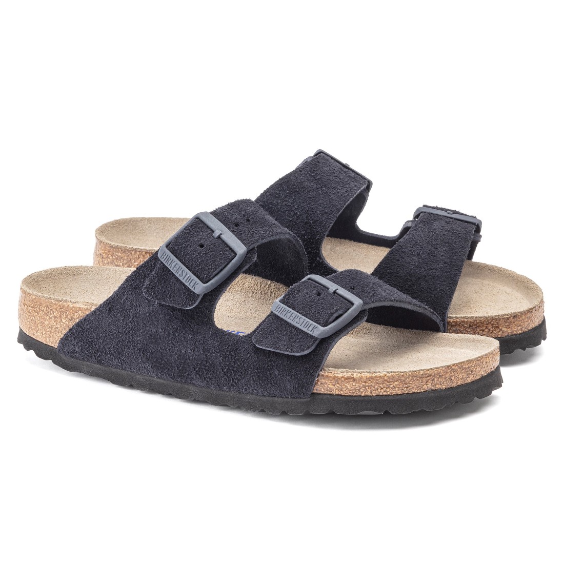 Arizona Suede Leather Midnight Birkenstock