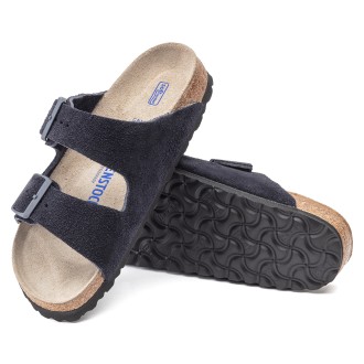 Arizona Suede Leather Midnight Birkenstock