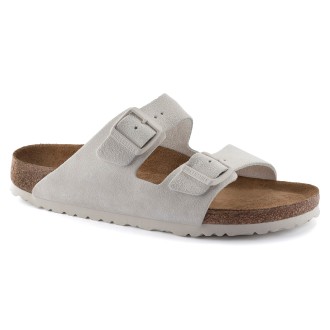 Arizona Suede Antique White Birkenstock