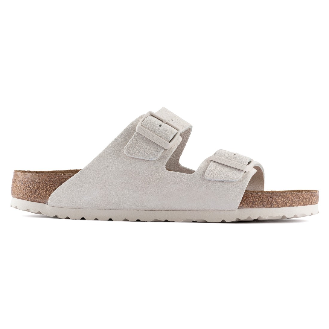 Arizona Suede Antique White Birkenstock