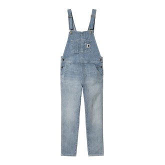 W' Bib Overall Blue Rinsed Carhartt WIP