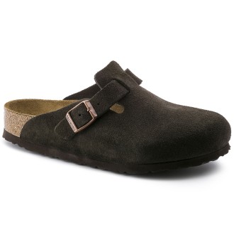 Boston Suede Mocha Birkenstock