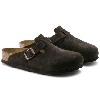 Boston Suede Mocha Birkenstock