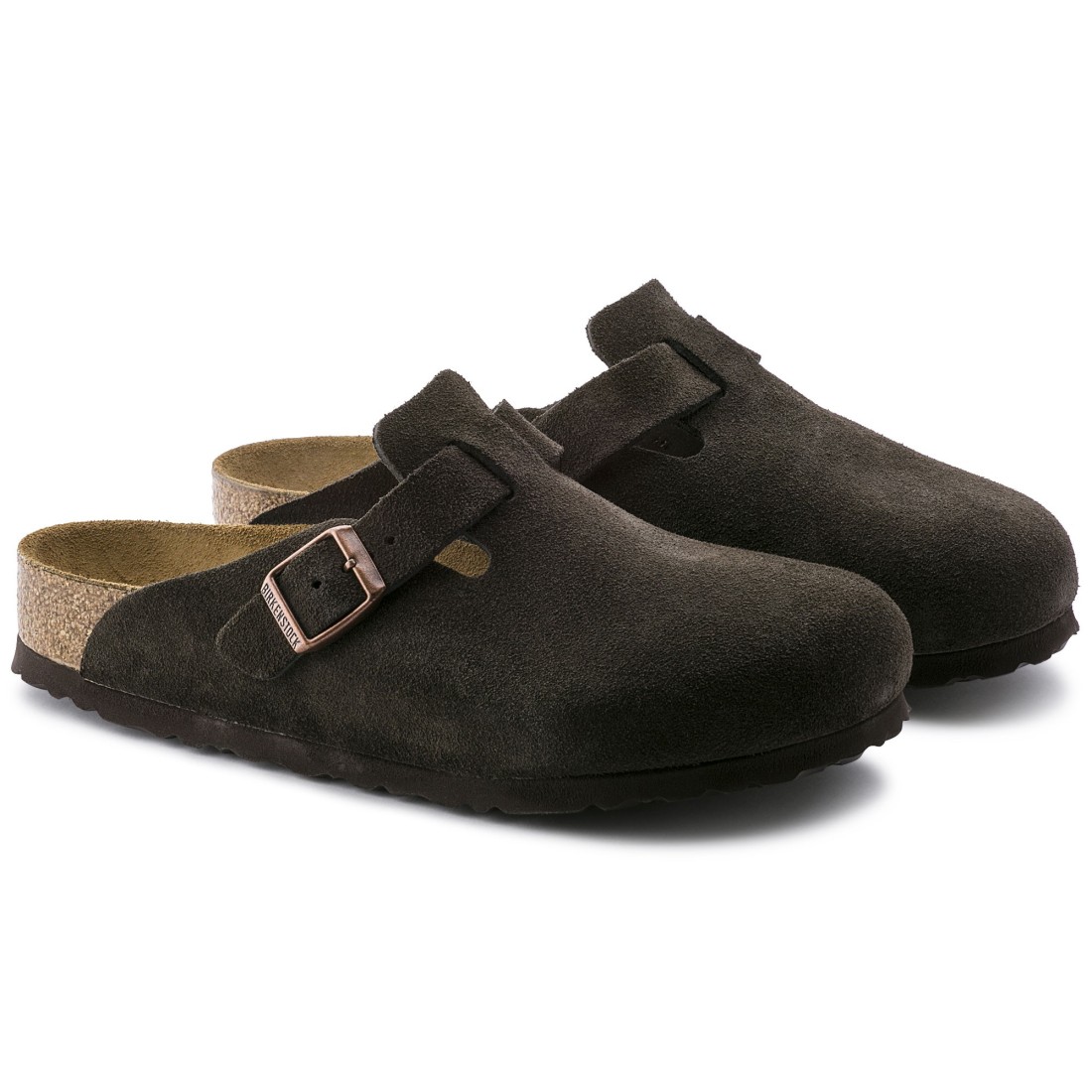 Boston Suede Mocha Birkenstock