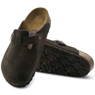 Boston Suede Mocha Birkenstock