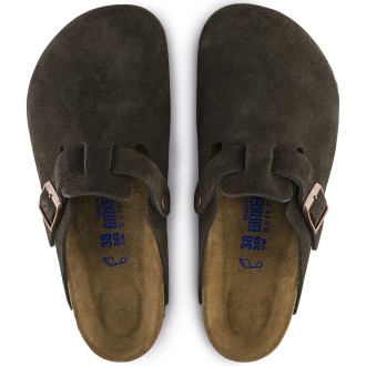 Boston Suede Mocha Birkenstock