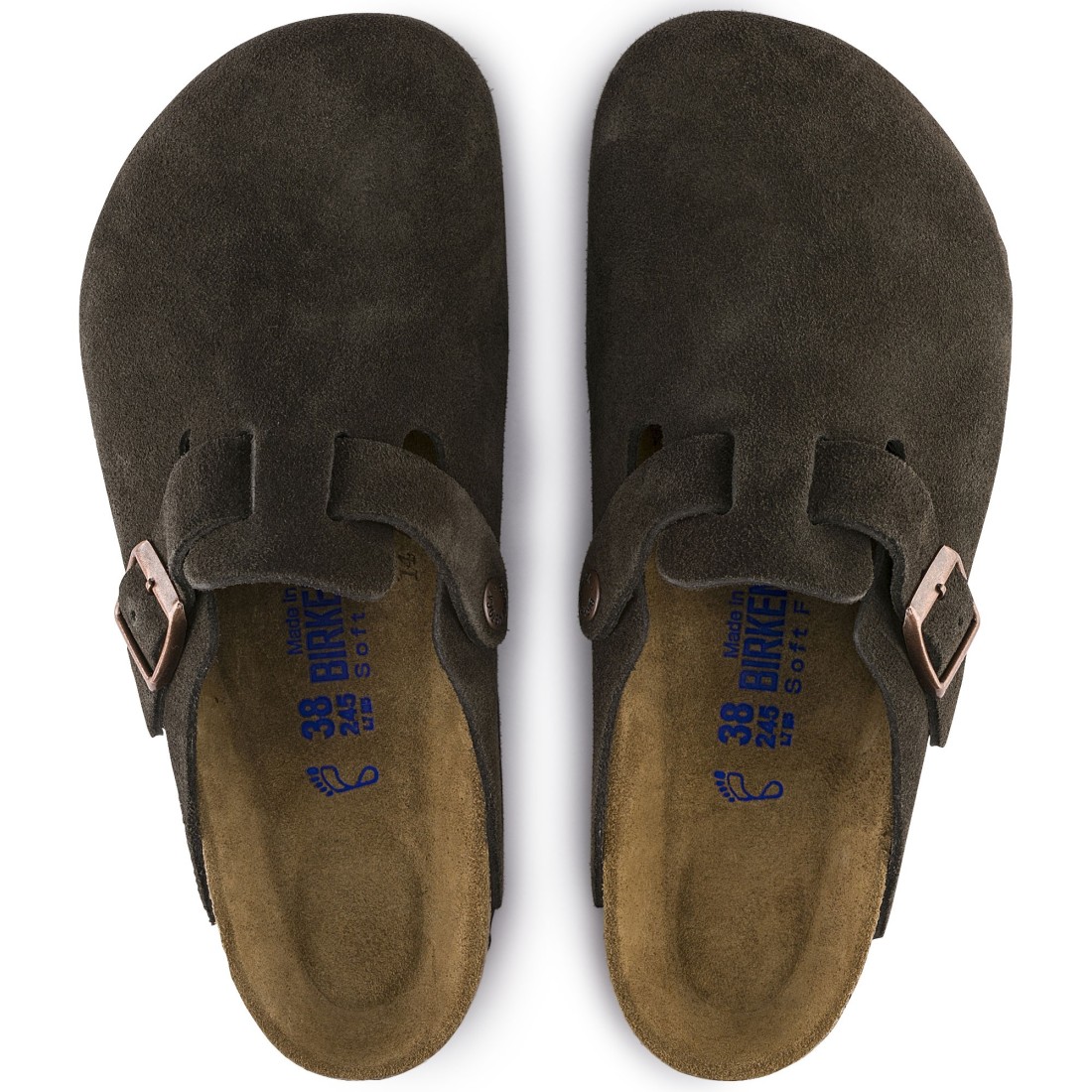 Boston Suede Mocha Birkenstock