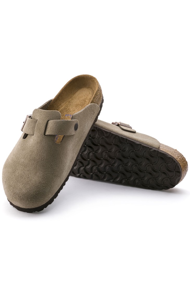 Boston Suede Taupe Birkenstock