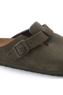 Boston Suede Thyme Birkenstock