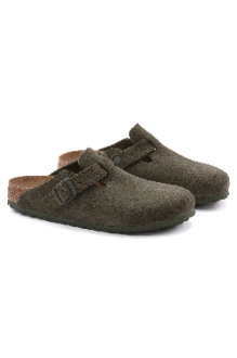 Boston Suede Thyme Birkenstock