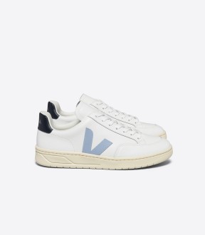 V12 Leather Extra White Steel Nautico Veja