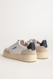 Basket Medalist Low Leather / Suede  White / Blue Autry