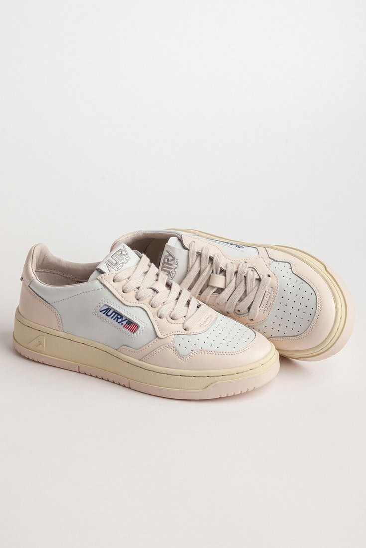 Basket Medalist Low Leather White / Dew Autry