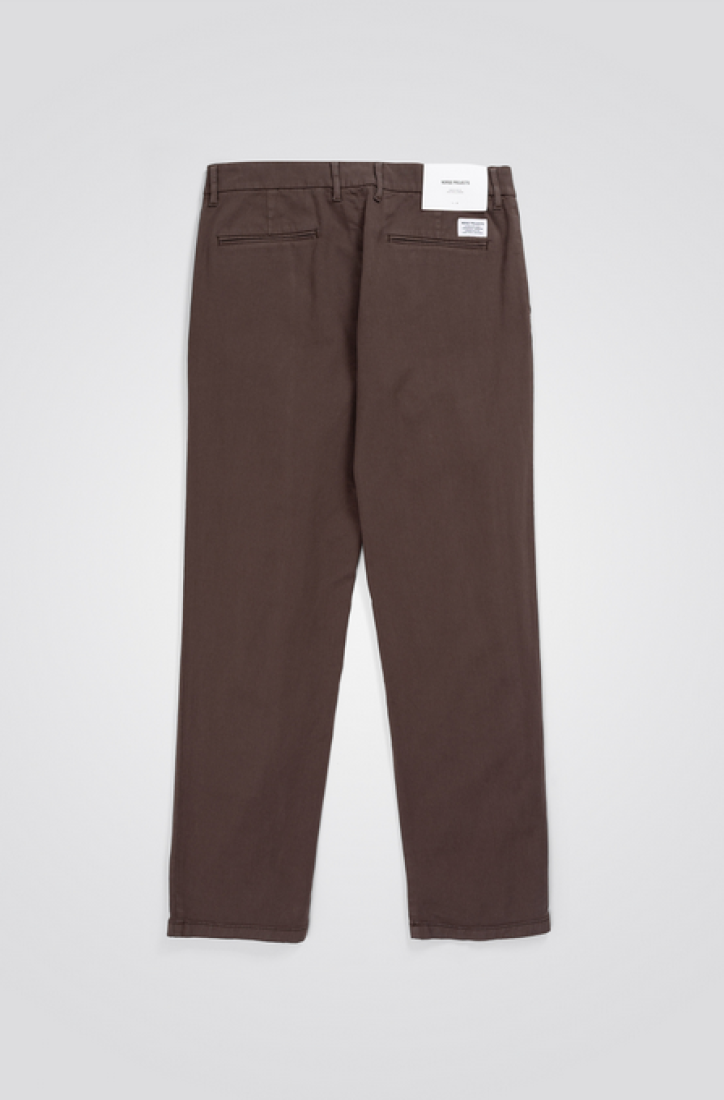 Aros Slim Light Stretch Pant Heathland Brown Norse Projects