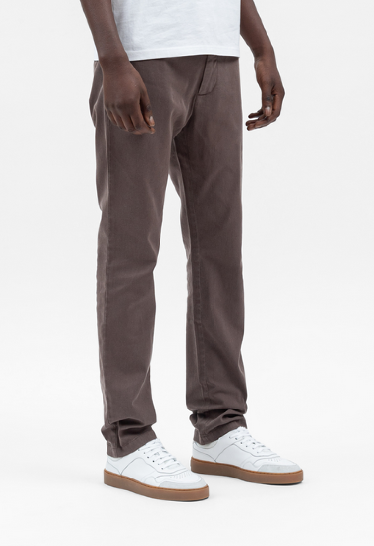 Aros Slim Light Stretch Pant Heathland Brown Norse Projects