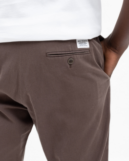 Aros Slim Light Stretch Pant Heathland Brown Norse Projects