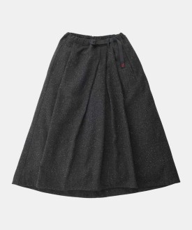 Wool Talecut Skirt Charcoal Gramicci