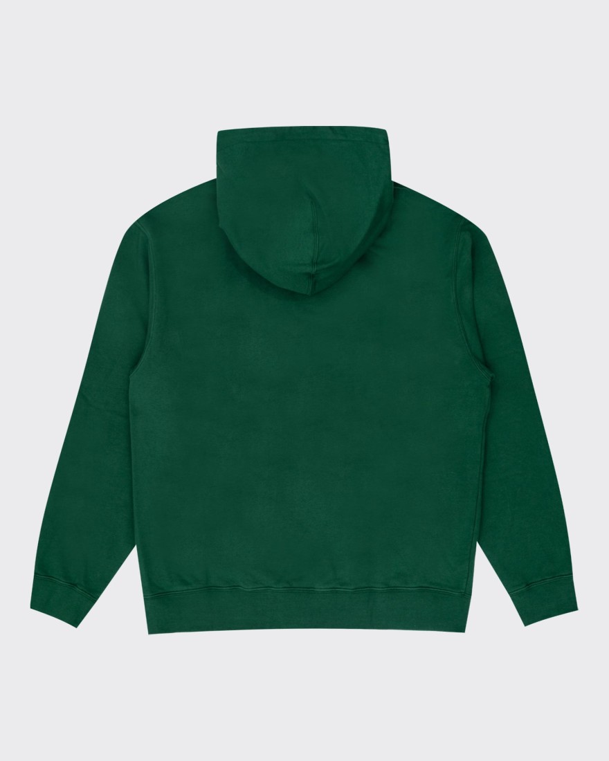 Hooded Sweat Icon B Bottle Green Reception