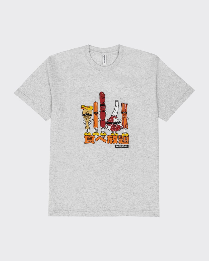 SS Tee Ayce Light Athletic Grey Reception