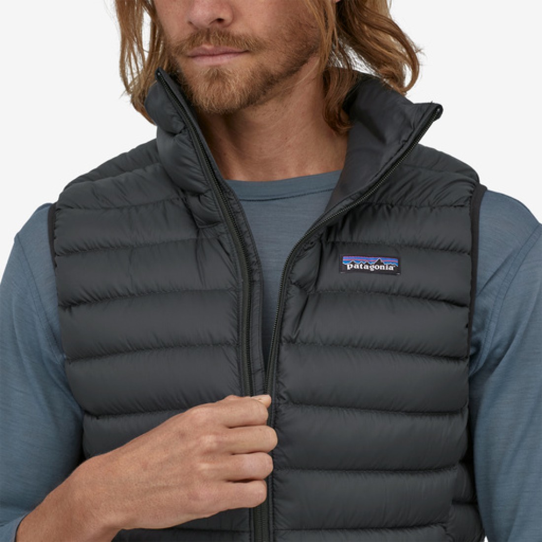 M's Down Sweater Vest Black Patagonia