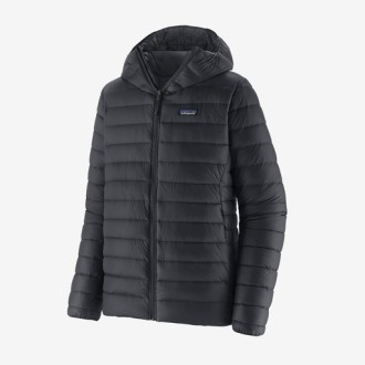 M's Down Sweater Hoody Black Patagonia