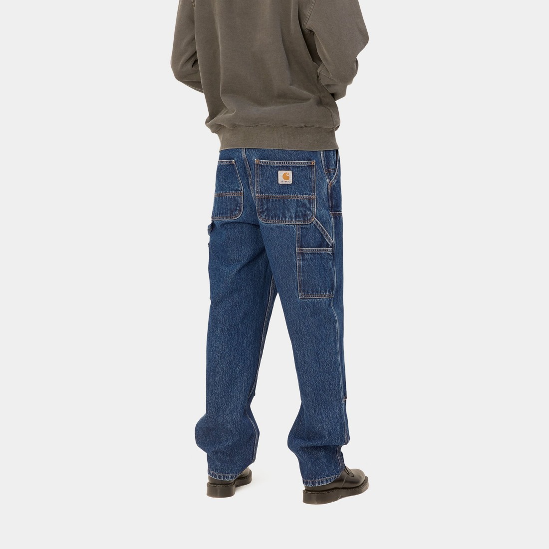 Double Knee Pant Blue Stone Washed Carhartt WIP