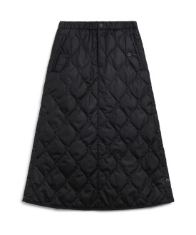 Military Down Skirt Black Taion