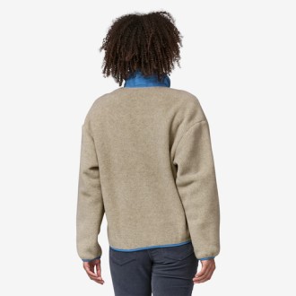 W's Synchilla® Fleece Jkt Oatmeal Heather / Blue Bird Patagonia