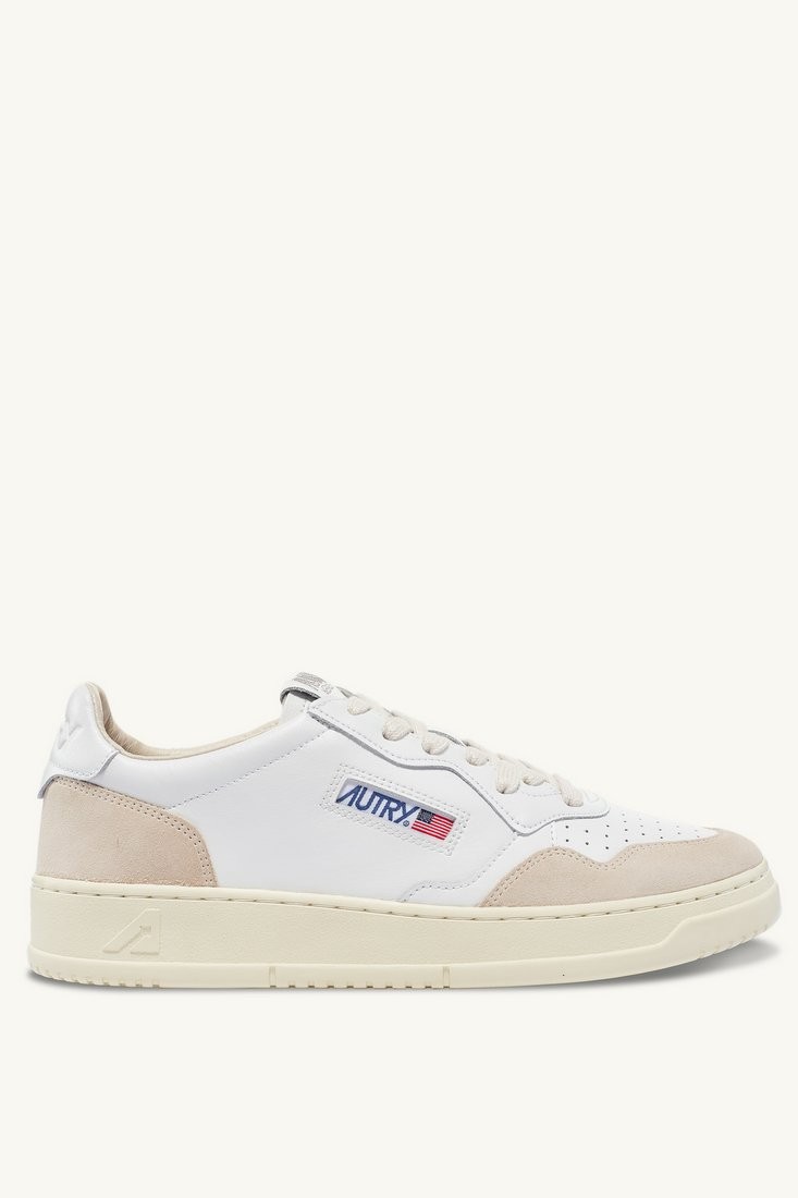 Basket Medalist Low Leather / Suede Blanc Autry