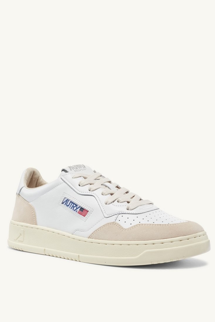 Basket Medalist Low Leather / Suede Blanc Autry