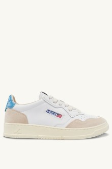 Medalist Low Leather / Suede Blanc / Niagara Autry