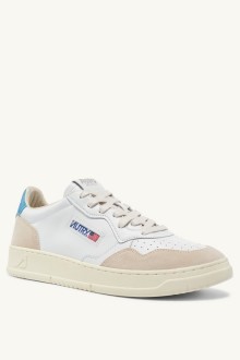 Medalist Low Leather / Suede Blanc / Niagara Autry