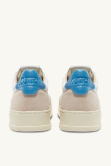 Medalist Low Leather / Suede Blanc / Niagara Autry